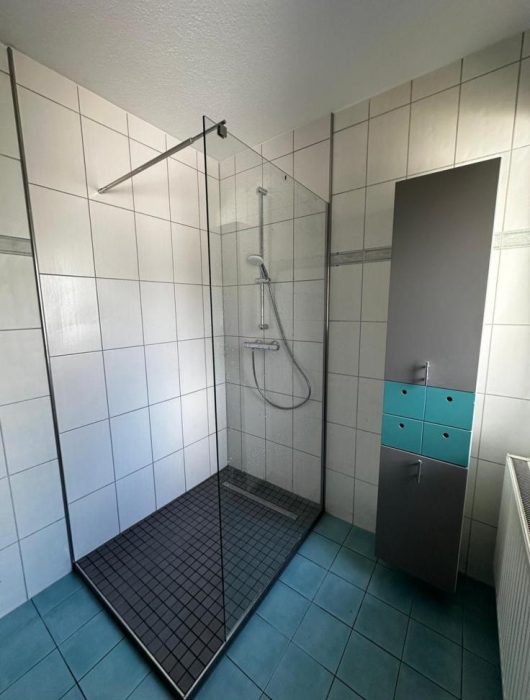 dusche getauscht altersgerecht nachher